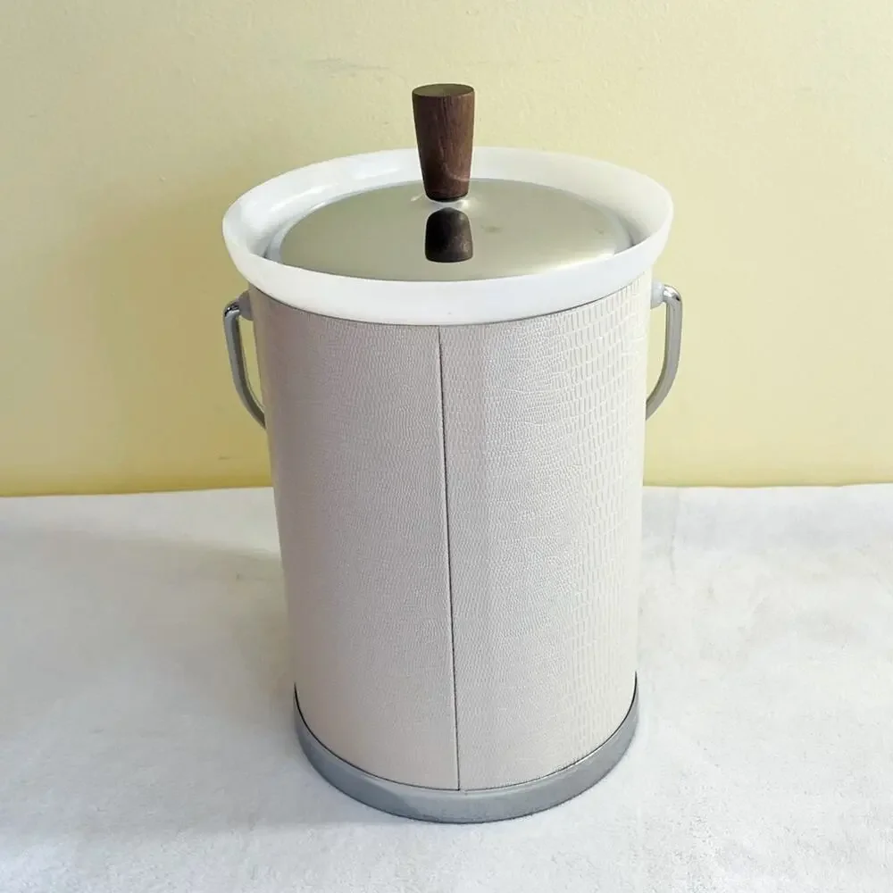 Vintage Kromex Mid Century Modern w/ Chrome Ice Bucket